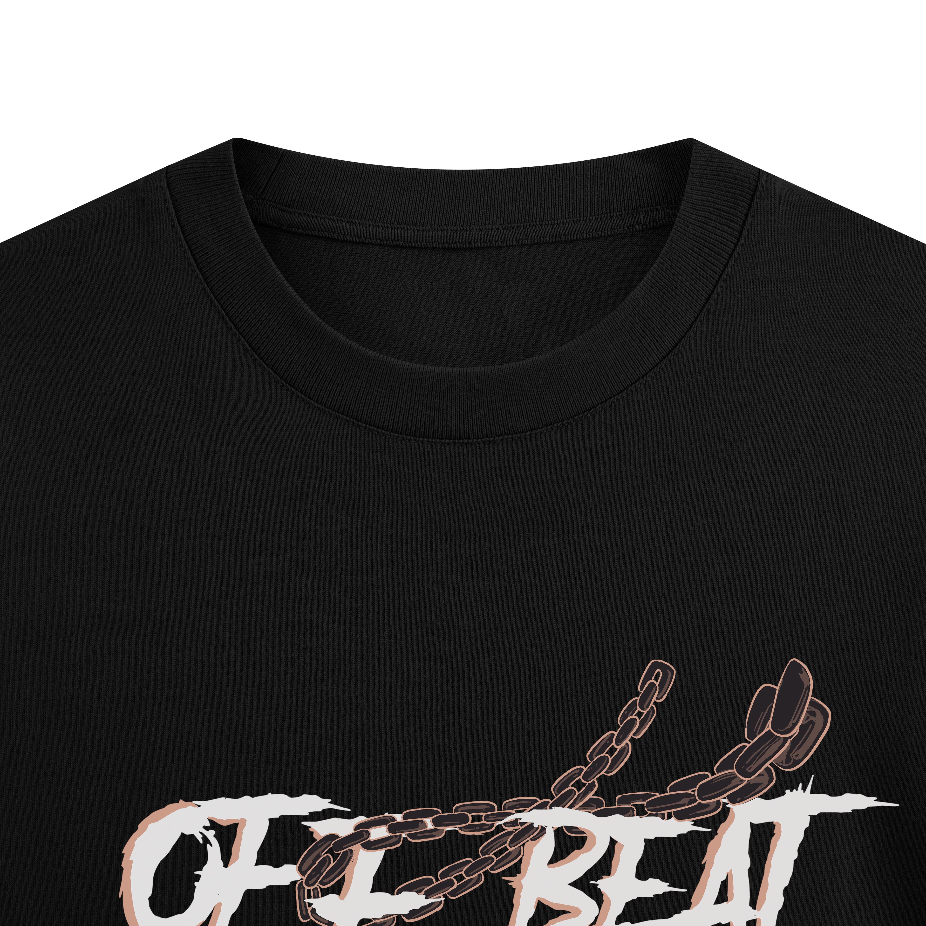 Unchained Eagle Black Oversized Tshirt