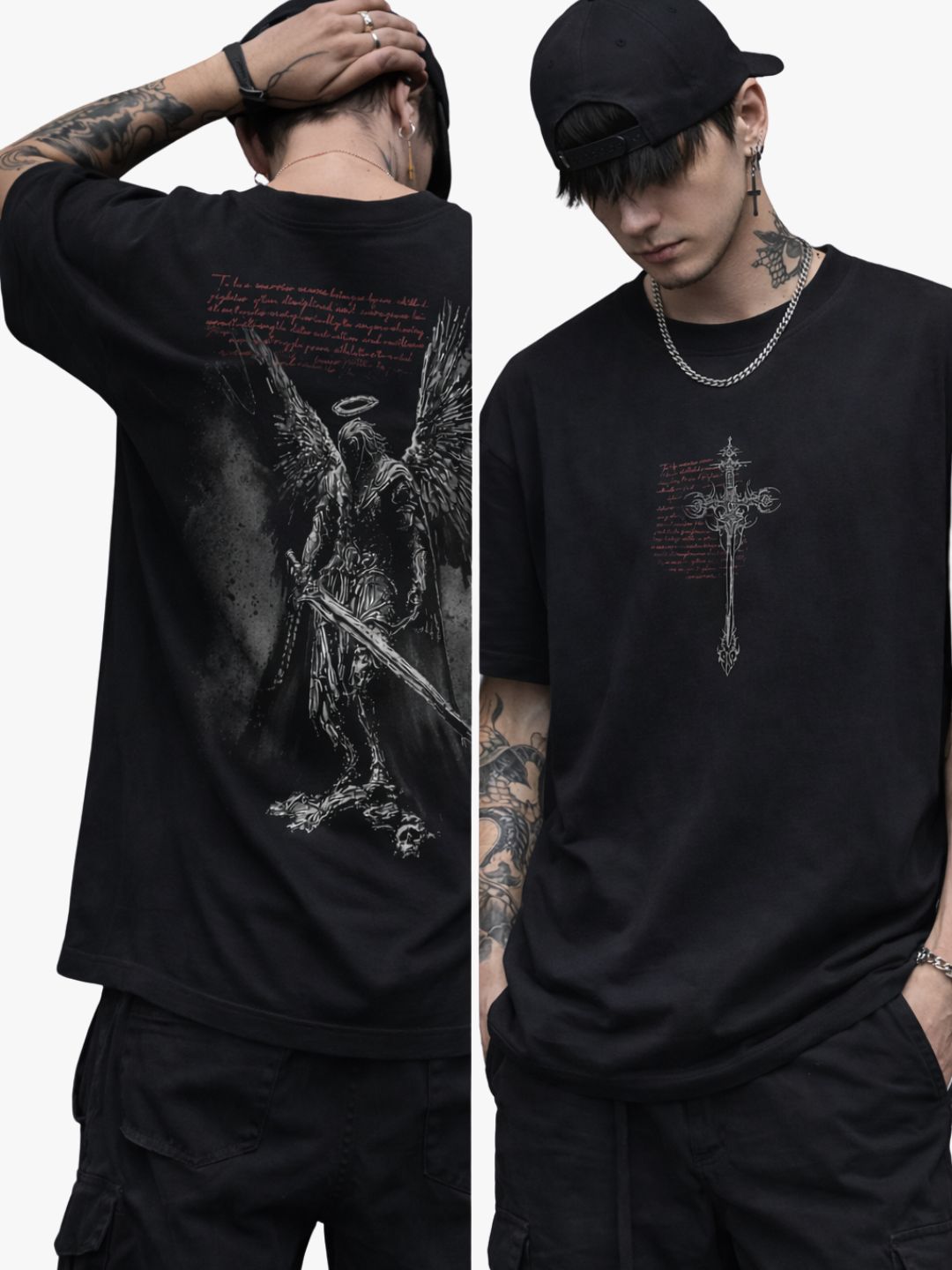ASHES OF REBIRTH — BLACK OVERSIZED TSHIRT