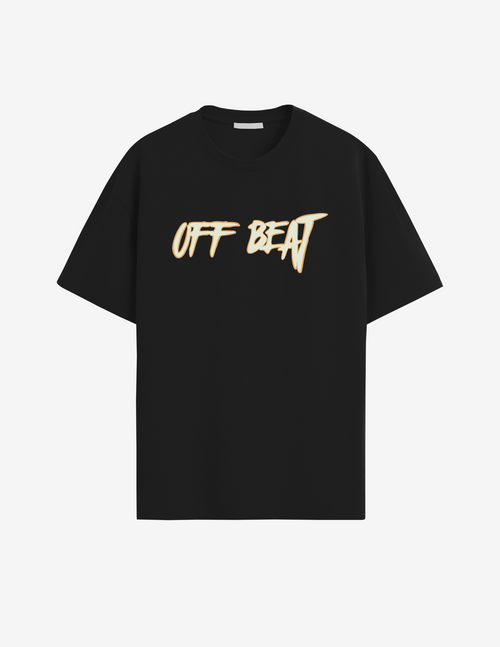 Arcane Octopus Black Oversized Tshirt