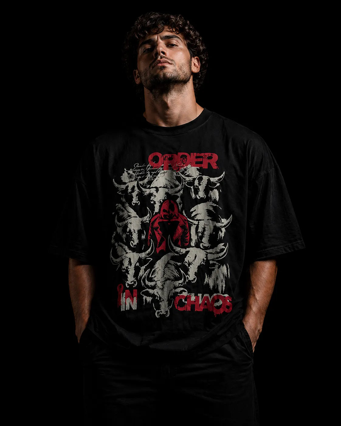 Silent Control Tee – Heavyweight Oversized Fit