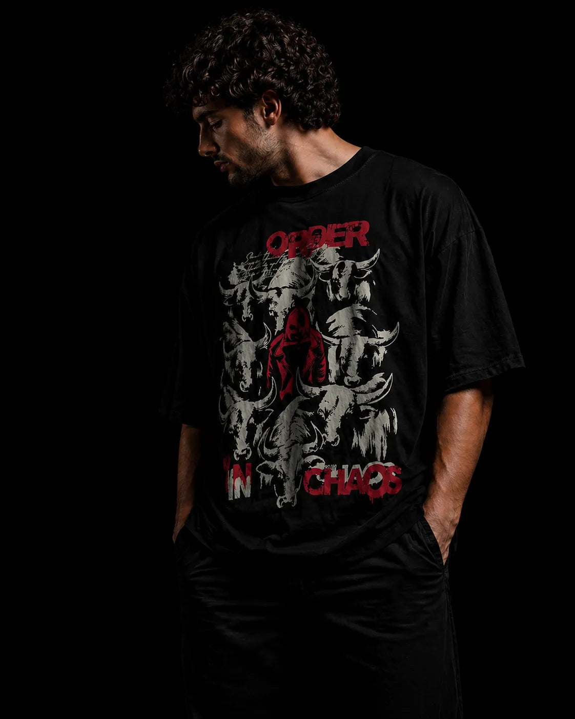 Silent Control Tee – Heavyweight Oversized Fit