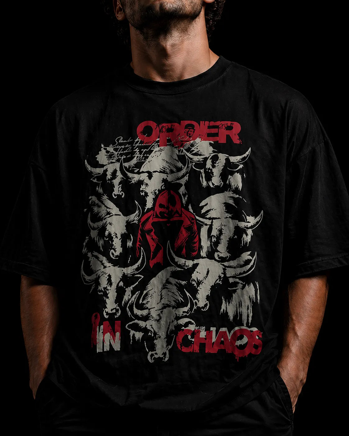 Silent Control Tee – Heavyweight Oversized Fit