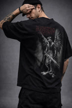 ASHES OF REBIRTH — BLACK OVERSIZED TSHIRT