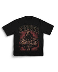 CONQUER BLACK OVERSIZED FIT TSHIRT