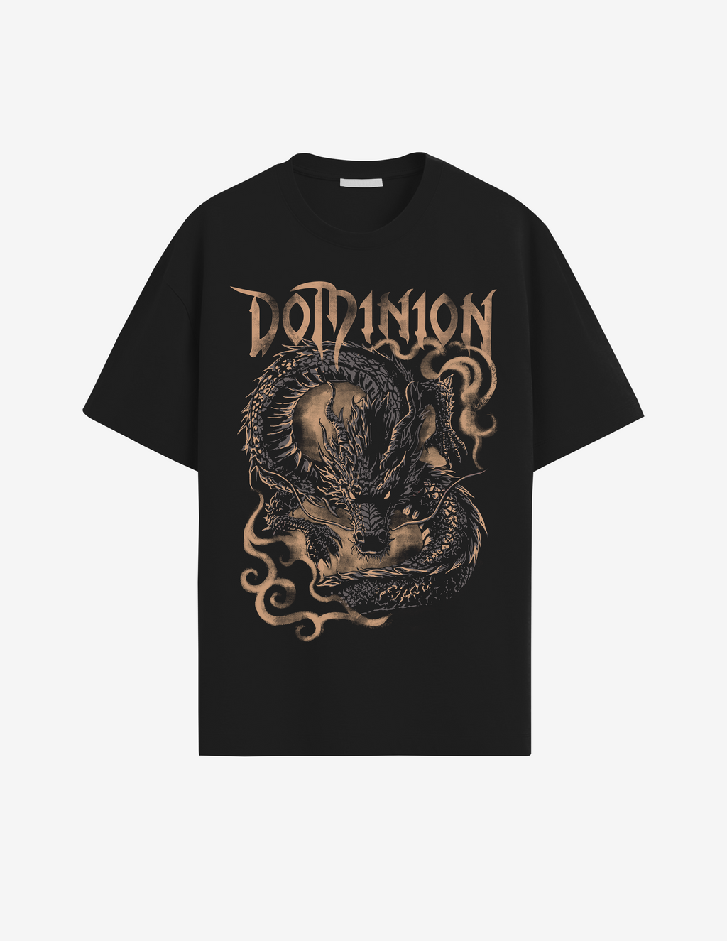 Dragon Black Oversized Tshirt