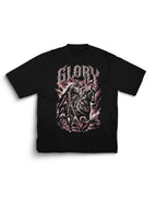 GLORY BLACK OVERSIZED FIT T-SHIRT