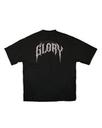 GLORY BLACK OVERSIZED FIT T-SHIRT