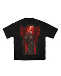SMOKING CHILLS BLACK OVERSIZED TSHIRT