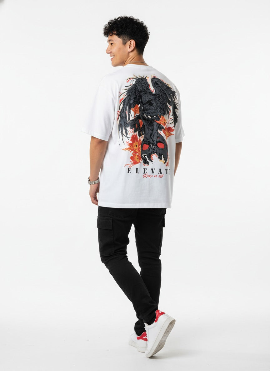 SOUL KEEPER  — GOTHIC OWL & SKULL TEE