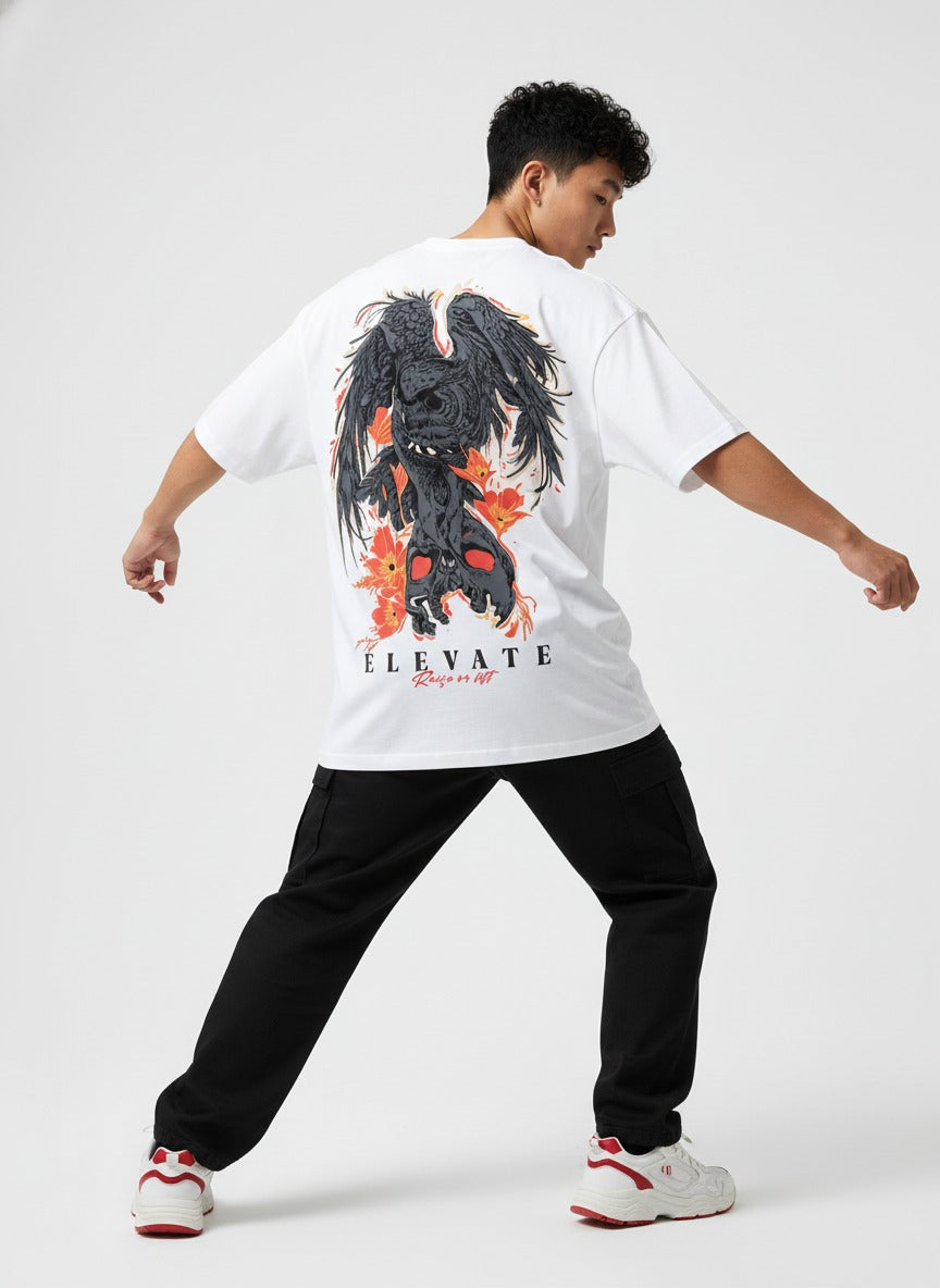 SOUL KEEPER  — GOTHIC OWL & SKULL TEE